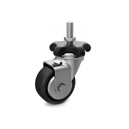[1205850]   Caster Assy, Swivel, Neoprene