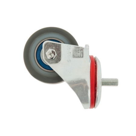 [1019008] Caster, Swivel, 80MMD, M12 X 25, Clr Pl