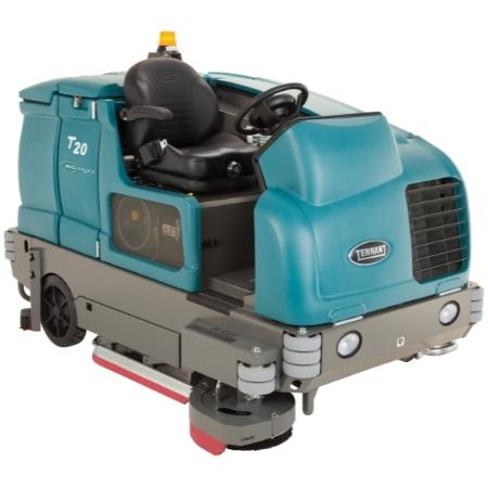 [MV-T20-0046] Tennant T20 Industrial Ride-On Cylindrical Scrubber-Sweeper (LPG, Conventional)