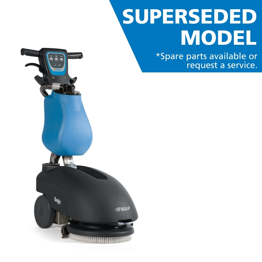 [102492] Genie B Walk-Behind Scrubber Dryer