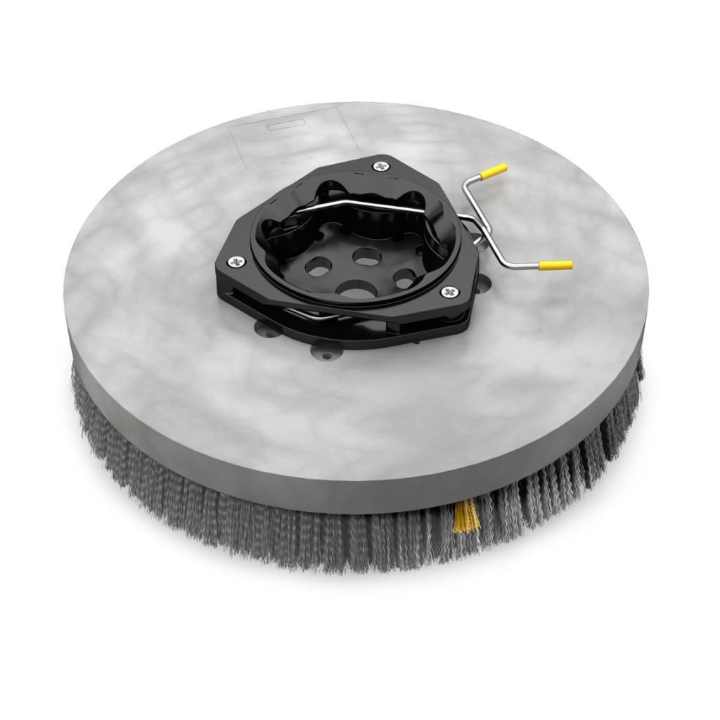 [1220237] 14" Polypropylene Disk Scrub Brush