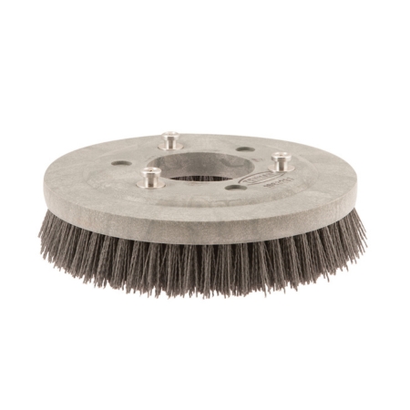 [1063297] Brush Assy, Disk, Scb, 12.0d, 3- Lug, Abr (Gray- Abrasive