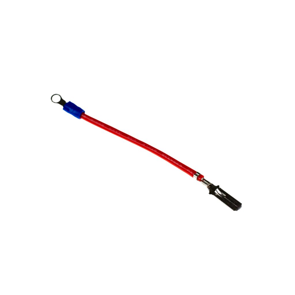 [72.0123.0] I-Mop Male Connector + Wires 14AWG Red 150mm