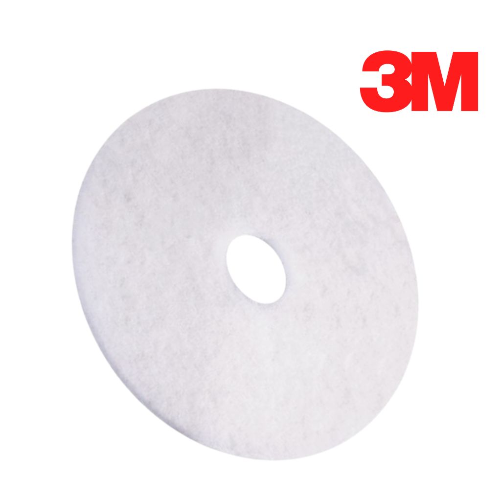 [3M20W] 510mm White Cleaning Pad (20") 3M