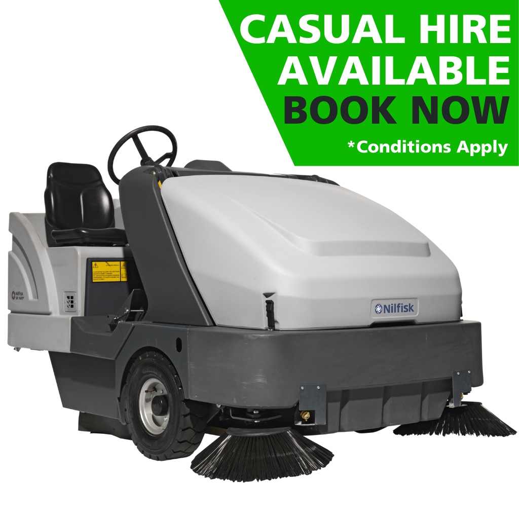 [RNT.9084411010] Hire of Nilfisk SR1601 Industrial Ride-On Sweeper