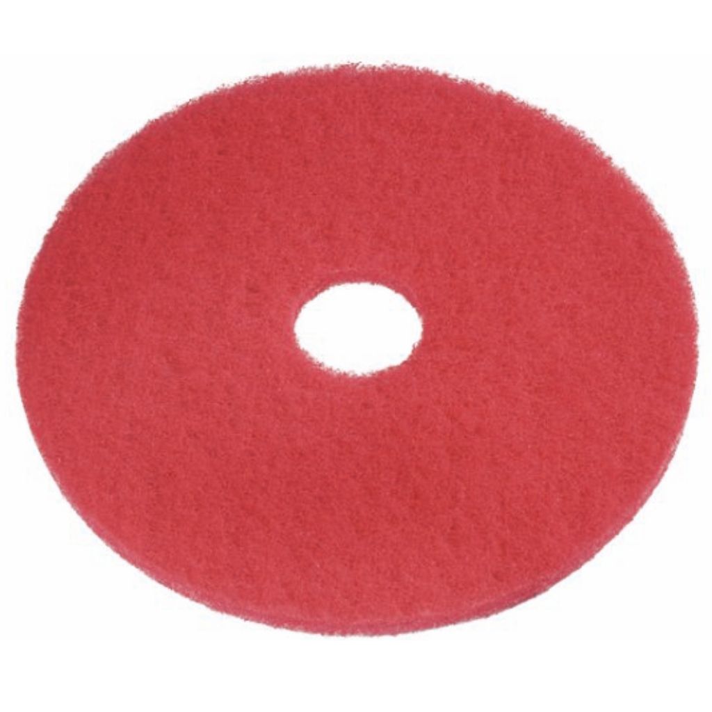 [PE12R] 305mm Red Cleaning Pad (12")
