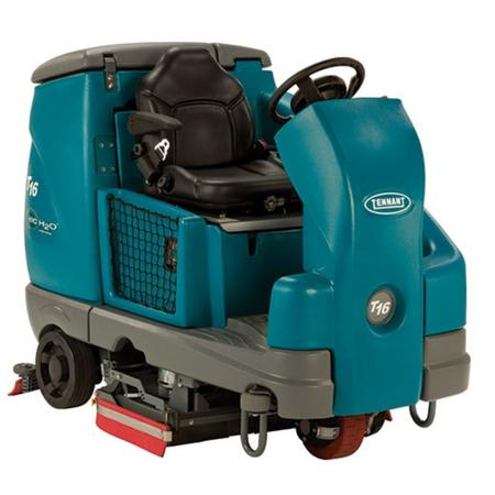 [MV-T16-0051] Tennant T16 Ride on Combination Scrubber Sweeper (Cylindrical)